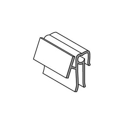 Wire Shelf Clip for Universal Label Holder