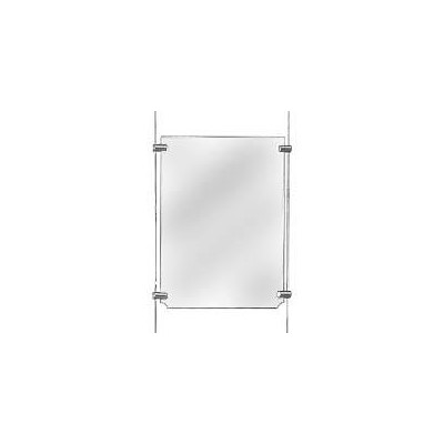 Clear Acrylic Display Pocket for Cable System, A4 Portrait