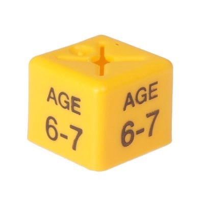 Size Cube Age 6/7 - Yellow