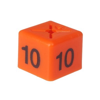 Size Cube 10 - Orange, pack of 50
