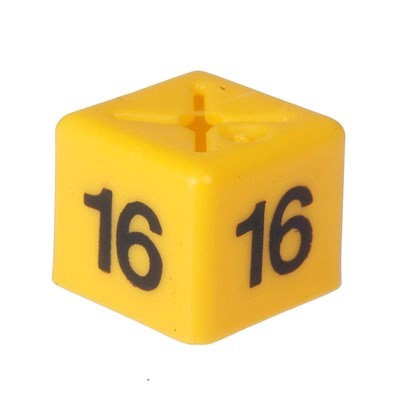 Size Cube 16 - Yellow, pack of 50