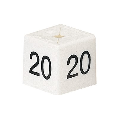 Size Cube 20 - White, pack of 50