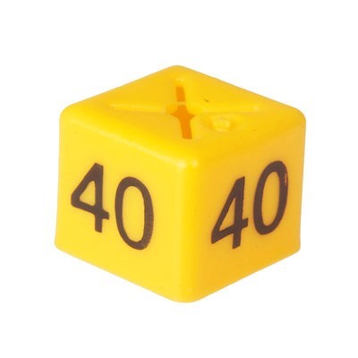 Size Cube 40 - Yellow, pack of 50