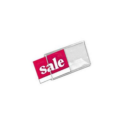 Small Acrylic Ticket Holder 50mm x 25mm Landscape